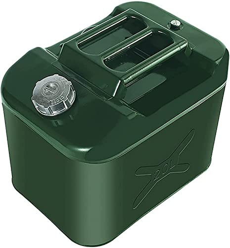 Bidon Essence des Jerrycans Grand Bidon D'essence Portable en Métal Moto Réservoir De Carburant Diesel Essence Huile Réservoir d'eau Essence Jerrycan (Size : 15l)