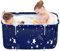 120 cm, tragbare, faltbare Badewanne, Erwachsene, faltbare Badewanne, Einweichen, stehende Badewanne, Haushalt, freistehend, dicker Kunststoff, faltbare Badewanne für Erwachsene