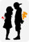 FINGERINSPIRE Girl Boy Banksy Schablone 21x29.7 cm Wiederverwendbare Banksy Boy Meets Girl Schablone DIY Art Girl Boy Mit Blumen Malvorlage Banksy Thema Schablone Zum Malen Auf Holz Wand Und Möbel