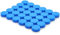 PYJLBX Magnete für Magnettafel, 30 Stück Magnete Stark Kühlschrankmagnete Mini Magneten Klein Magnete Kühlschrank Magnete Bunt Rund Magnet Stark Whiteboard Magnete, für Pinnwand Magnetwand, Blau
