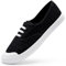 Harvest Land Womens Canvas Shoes Low Top Flat Gym Sports Pumps Trainers Lace Up Flat Ladies Girls Fashion Pumps Blue UK 6