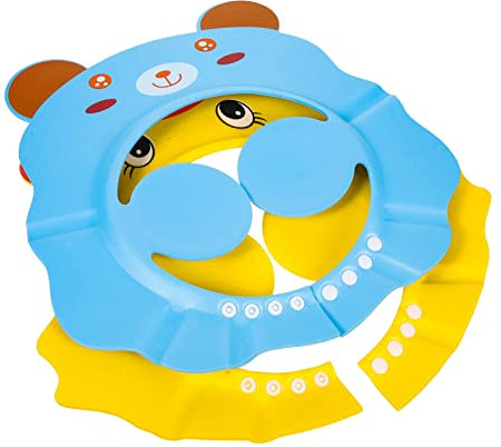 FRCOLOR Badehauben-set für Kleinkinder 2 Stück Weich Verstellbar Baby-duschhaube Zum Haarewaschen Ohren