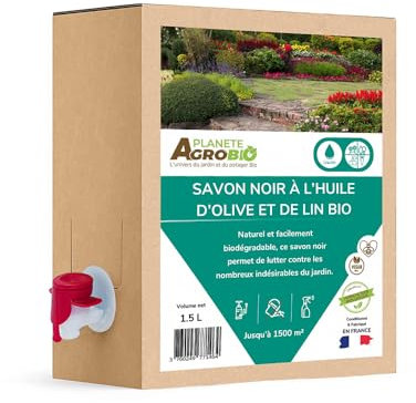 Savon noir à huile d’olive et de lin bio (1,5 Litre)