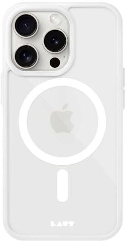LAUT - HUEX Protect Hülle kompatibel mit der iPhone 15 Pro (6.1) - White
