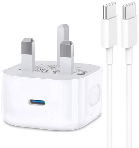iPhone 16/15/15 Pro/15 Pro Max USB C Charger,New iPad Charger Plug and Cable,Type C to C Cable Charging USBC for iPad Pro 12.9 3Gen/11 1Gen/iPad Air 5th/4th,2022 iPad 10th/9th Gen/iPad Mini 6th
