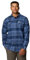 Columbia Herren Flare Gun Stretch Flanell Langarmshirt, Collegiate Navy River Crossing Plaid, XL