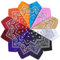 Bandana Kopftuch Unisex, Halstuch für Damen Herren,Bandana kopftuch mit Mischfarben 10/12/14 Pack Armtuch,Haar,Pet Hals Vierecktuch