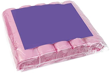 Bin Bags,Pedal Bin Liners,Bin Bags Small Plastic Bin Liners Clear Garbage Bags Wastebasket Toilet Pedal Bin Liners Wastebasket Bags Small Garbage Bags For Office Kitchen Bedroom Waste (01-Pink)
