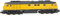 Arnold HN2601 DB Bahnbau, Diesellokomotive 233 493-6, gelbe Lackierung, Ep. VI-Lok – Diesel, Gelb
