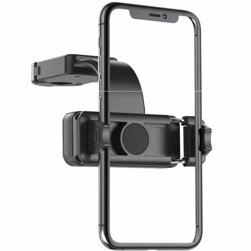 Xvilmaun Car Seat Phone Holder | Backseat Headrest Car Mounted Devices Holder Multifunctional Hooks,Backseat Headrest Mobile Phone Holder Hanger for Wallets Grocery Bags