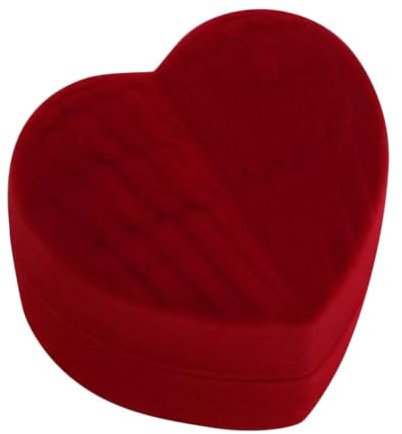 Zerodeko Geformte Schmuckschatulle Kleiner Organizer für Eheringe Antragsbox