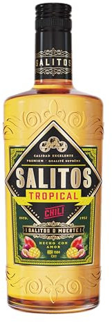 SALITOS Tropical Chili 0,7l - 20% Vol. Premium-Tequila Likör mit exotischer Fruchtnote & Chili-Kick – ideal für Cocktails & Partynächte – Mexikanisches Lebensgefühl in jeder Flasche