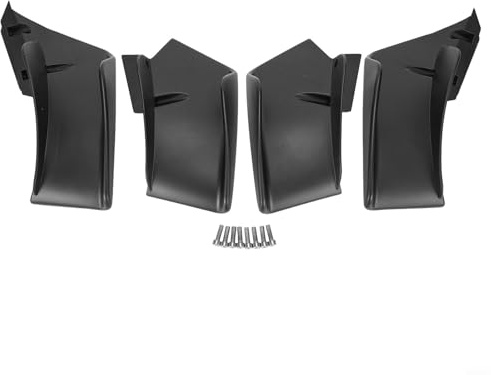 for Streetfighter V4/S/SP V2/S Motorcycle Spoiler Fixed Winglets Wings Black ABS Body Frame Parts Accessories 2020-2023