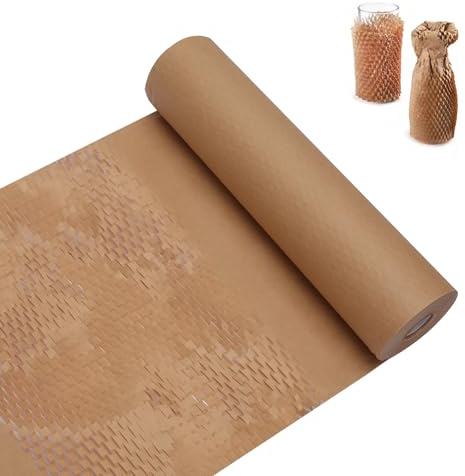 Rulo de papel de envoltorio de 30 cm x 30 m – material de embalaje ecológico de papel de seda 80 g/m², alternativa al plástico de burbujas, protección para el envío y traslado de objetos frágiles