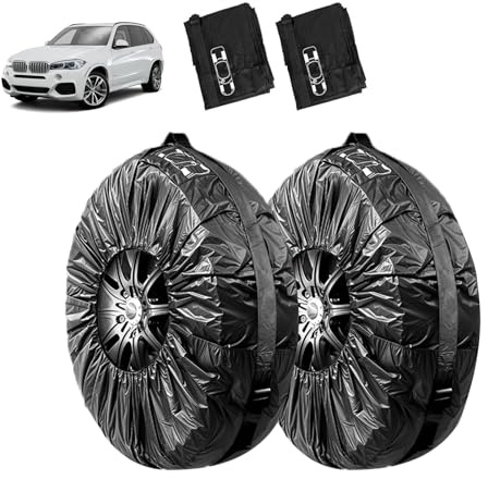 Spare Wheel Cover, 2pcs 2 Size, Handle, Waterproof Dustproof