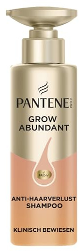 Pantene Grow Abundant Anti-Haarverlust-Shampoo 290ml | für Stärkeres, Längeres und Dichteres Haar* in 8 Wochen, mit 900 mg Pro-Vitamin-Komplex und Niacinamid