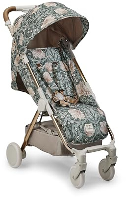 Elodie Details Mondo Stoller® Buggy von Geburt bis 4 Jahre (22 kg) - Liegeposition, Einhand-Faltung und -Steuerung, Leichter Kinderwagen in Kabinengröße, Pimpernel