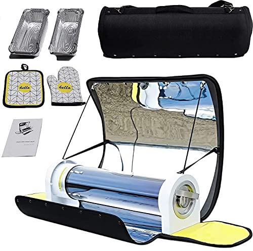 Solar Oven BBQ Cooker - Compact Portable 4.5L Camp Stove for Outdoor Cooking, Ideal for Travel, Camping, Backpacking, Family Gatherings