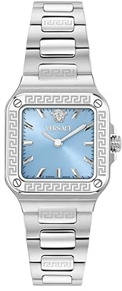 Versace Damen Analog Quarz Armbanduhr Greca Edge Swiss Made