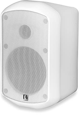 ic audio Lautsprecher MS 15-100 – Kompakter Monitorlautsprecher für Sprache und Musik, einfache Wandmontage, 15 Watt Speaker, ideal für Innenbereich – Weiß