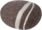 myfelt Alwin - Filz Kieselstein, Meditationskissen, Yogakissen, Dekokissen, Pouf, Hellbraun rund - Größe L