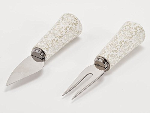 Eventi Lieti BOMBONIERA Matrimonio Nozze Set 2 PZ Taglia Formaggio con Astuccio di Serie