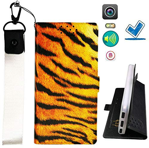 HUAYIJIE Flip Hülle Für Casper Via P3 Hülle Schutzhülle PU-Leder + Silikonringetui fest HW