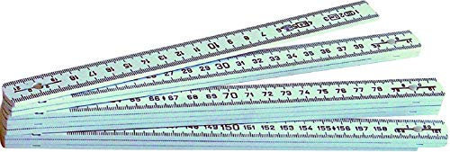 MIB Glasfaser-Gliedermaßstab geeicht EG Genauigkeitsklasse III, 1/2 m AUSWAHL: 2 m