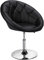 Yaheetech Swivel Vanity Chair Dressing Table Chair Comfy Vanity Stool for Bedroom Salon Make up Room, Black