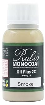 Rubio Monocoat Wood Oil 0.8 m² - Smoke | Oil Plus 2C | Quick-Dry, Eco-Friendly Linseed Wood for Indoor Use | Preserver | 20 ml (Sample)