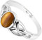Artipol Ring mit echter Bernstein europeische Produktion franz.Stil - Schmuck silbern-rhodiniert - Ref 26-28 - größe 60 (19.1)
