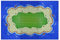Grundplatte für Classic kleinen Bausteine,Bauplatte Kompatibel mit Allen gängigen Marken, 25 * 25 cm Platten Set für Kreatives Spielen, Platte für Ozean
