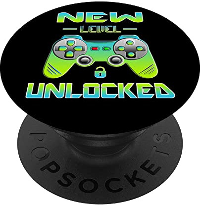 Gamer Pop Socket für Handy PopSockets New Level Gamer PopSockets mit austauschbarem PopGrip