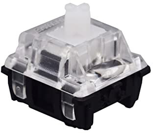 Ranked Gateron ks-15 Optical Key Switches for RGB Mechanical Gaming Keyboards | Plate Mounted (Gateron Optical Clear, 10 Pcs)