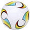 wueiooskj Größe 4 Fußball Profisportler Match Sporting PU Soccer Übende Bälle Trainieren Indoor Outdoor, Bunt