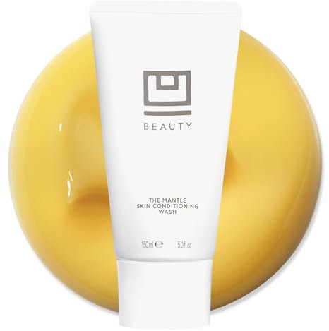 U Beauty The MANTLE Skin Conditioning Wash - Hydrating Facial Cleanser & Makeup Remover with Vitamin C + E, Fruit AHAs, and Hyaluronic Acid for Clean, Refreshed and Hydrated-Looking Skin - 5.0 fl oz
