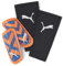 PUMA Flex Schienbeinschoner für Fußball, Unisex, Erwachsene, Ultra Orange Blue Glimmer, XS