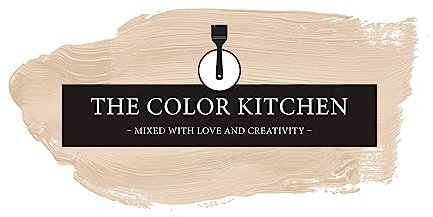 THE COLOR KITCHEN helle Wandfarbe - Malerfarbe für Wohnzimmer und Schlafzimmer - matte Innenfarbe in Beige - 5l Deckfarbe in TCK6008