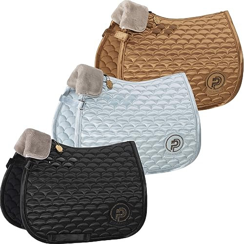 Eskadron Schabracke Sattelunterlage Shetty Platinum Satin Cloud, Farbe:Powder Blue