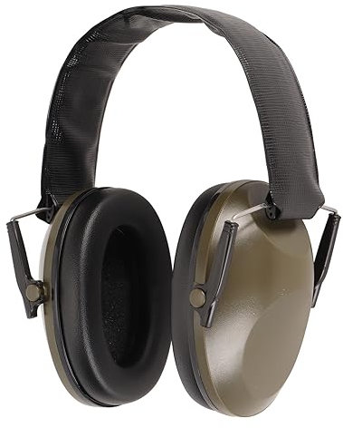 Hearing Protection Headphones, Folding Adjustable Noise Reduction Safety Ear Muffs Noise Cancelling Earmuffs for Shooting Gun Range Mowing Construction Woodwork