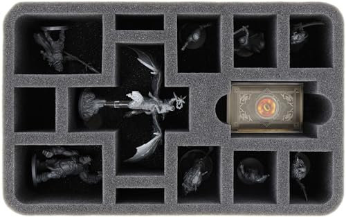 Feldherr HS070A053 Half-Size Schaumstoffeinlage kompatibel mit Der Herr der Ringe: Reise durch Mittelerde - Figurenpacks