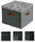 Debfhzzn Schuh Organizer Aufbewahrung, 16 Fächer Verstellbarer Schuh Aufbewahrungs Organizer mit Transparentem Staubschutz, Faltbare Schuh Aufbewahrungstaschen, Schuh Organizer Box mit Griff