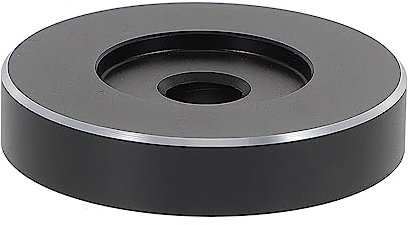 45 Stück Schallplattenadapter für 7-Zoll Vinyl, Aluminium, Schwarz