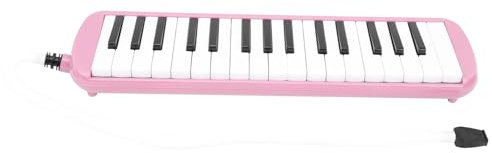 LOCADENCE 37 Key Melodica, Air Piano Keyboard Musikinstrument mit Kornett Mundstück und Tragetasche für Anfänger, Professionelle Interpreten, Musikliebhaber (Rot)