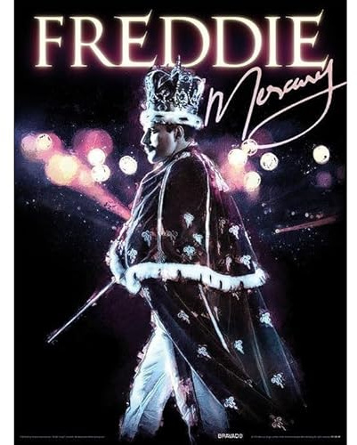 Freddie Mercury Königliches Hochformat, 40 x 30 cm, mehrfarbig