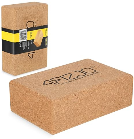 4FIZJO Yoga-Block, Sehr leicht & langlebig, Yogablock für Anfänger und Fortgeschrittene, Umweltfreundlich, Yoga & Pilates zubehör, Fitnesszubehör