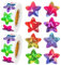 Sterne Aufkleber 2,5 cm 1000 Stück Kleine holografische Stern Sticker aus Folie metallischem Glitzer sticker schule Belohnung Aufkleber Für Kinder Lehrerbedarf DIY Scrapbooking(Multi)