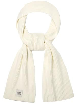 UGG Chunky Rib Scarf, off-white, Gr. -