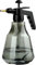 2L Garden Pressure Sprayer Portable Hand Pump Chemical Weed Spray Foam Car Wash (Transparent Black)
