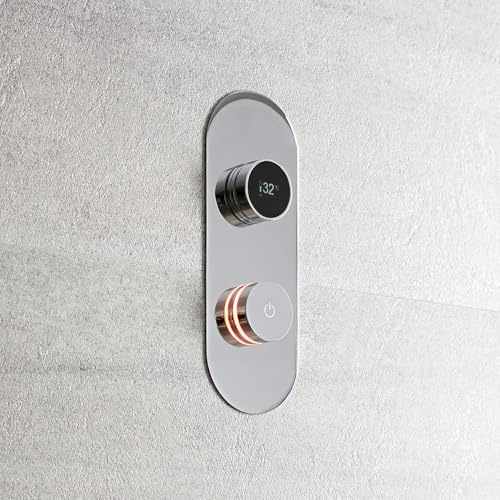 MILANO Digital 3 Outlet Thermostatic Mixer Shower Valve Chrome | Brass Construction. Three Outlet Control. Thermostatic Operation. Contemporary Style. Suitable For All Plumbing Systems.